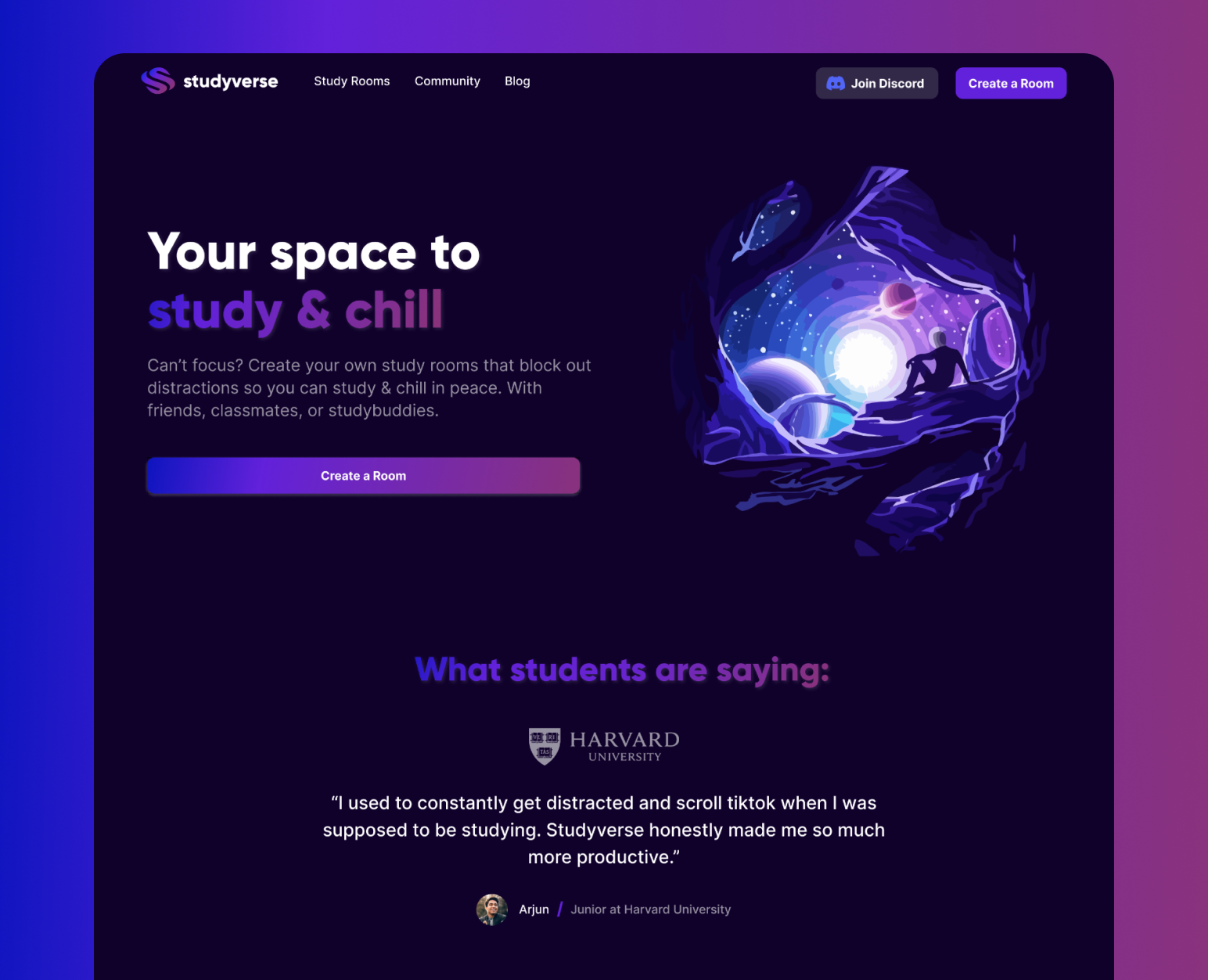 Studyverse Project